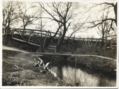 P2175N Pod peste r&amp;acirc;ul Șercaia, 1930 foto