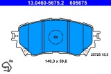 ATE 13.0460-5675.2 set placute frana,frana disc