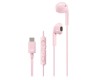 RESIGILAT - Casti JVC HA-FR17UC-P-U, Cu Fir, In-Ear, Microfon, USB-C, roz