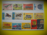 HOPCT LOT NR 25 TRANSPORT DIVERS -13 ETICHETE VECHI CHIBRITURI-FILUMENIE-OLANDA
