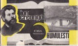 AMS @ - BROSURA - ION CREANGA CASA MEMORIALA DIN HUMULESTI, 1968