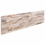 vidaXL Panouri de perete 10 pcs Alb și roșu 100 x 25 cm Spumă EPS 42046109