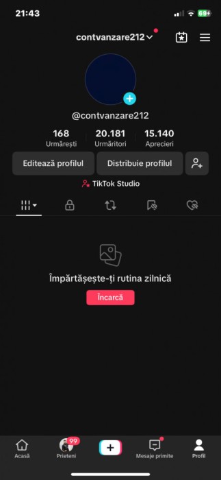 Cont de TikTok