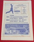 Program handbal - Turneu Handbal 1979 (ROMANIA A-ROMANIA-B; Constructorul Oradea,Gloria ARAD)