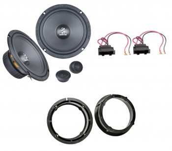 Pachet difuzoare Groundzero VW Passat B5 / B5.5 usi fata 100W RMS foto