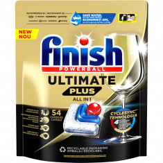 Detergent capsule Finish Ultimate Plus pentru masina de spalat vase, 54 spalari