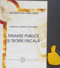 Finante publice si teorie fiscala Mariana-Cristina Cioponea foto