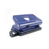 Cumpara ieftin Perforator hartie 2 perforatii 12 coli metal Albastru Rapesco Perforator metalic Rapesco 12 coli albastru
