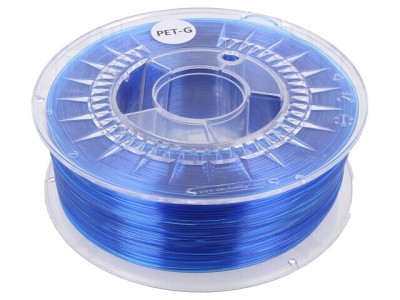 Filament PET-G 1,75mm Albastru Transparent foto