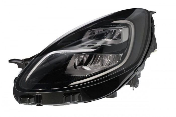 Far Ford Puma, 04.2021-, montare fata, stanga, LED; electric; rama argintie; fara modul LED; LED, VALEO
