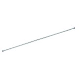 Bara perdea dus, telescopica / extensibila, aluminiu, cromat, 75 / 215 cm