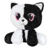PLUS PISICA NEGRU CU ALB 25CM