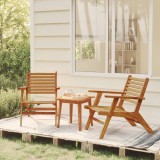 vidaXL Set de bistro, 3 piese, lemn masiv de acacia 316253