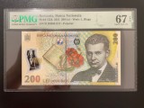 Romania 200 lei 2021 pick 122k grad 67 pmg