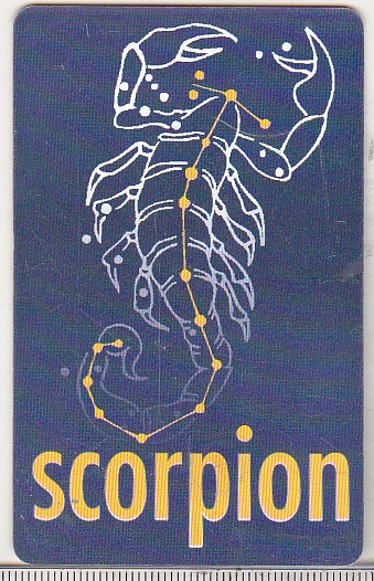 bnk card Cartela telefonica 2000 - Zodiac Scorpion - RO-ROM-0080A