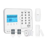 Resigilat : Sistem de alarma wireless PNI SafeHouse HS601 Wifi GSM 4G, 99 zone wir