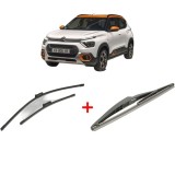 Cumpara ieftin Set 3 stergatoare CITROEN C3 ORIGIN III (SX) 2024, pentru parbriz si luneta, Bosch Twin
