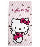Prosop Copii Hello Kitty Cerda 70x140 cm, Material Poliester, Varsta Peste 3 Ani