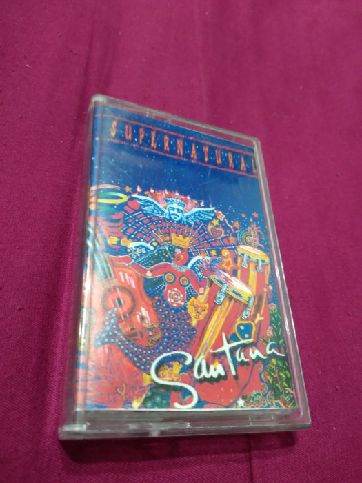 CASETA AUDIO SANTANA -SUPERNATURAL RARA !!ORIGINALA