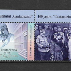 ROMANIA 2021 - 100 DE ANI, INSTITUTUL "CANTACUZINO", VINIETA 1, MNH - LP 2344