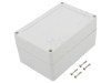 Carcasa Universala KRADEX ZP150.100.75JH Policarbonat Gri 100x150x75mm IP65 cu Bucsa Alama