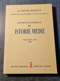 Studii si materiale de istorie medie volumul 19 Academia Romana