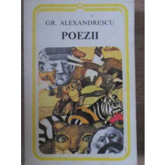 POEZII-GR. ALEXANDRESCU