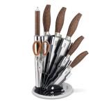 Set de cutite si Ustensile de bucatarie cu suport Zass Gourmet ZG-KS 05 - NOU