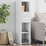 Cumpara ieftin Dulap &icirc;nalt, alb, 30x42,5x124 cm, lemn prelucrat