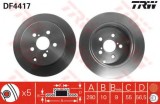 Disc frana TOYOTA AVENSIS Combi (T25) (2003 - 2008) TRW DF4417