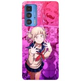 Husa compatibila cu Motorola Edge 20 model hijiki toga my hero academia, Silicon, TPU, Viceversa, Transparent, Carcasa