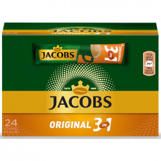 Cafea instant Jacobs 3 in 1 Original, 15.2 g x 24 plicuri