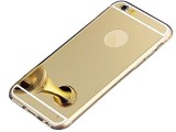 Cumpara ieftin Husa iPhone 8 Elegance Luxury Oglinda Aurie, Protectie 360 Grade, TPU + Acrilic