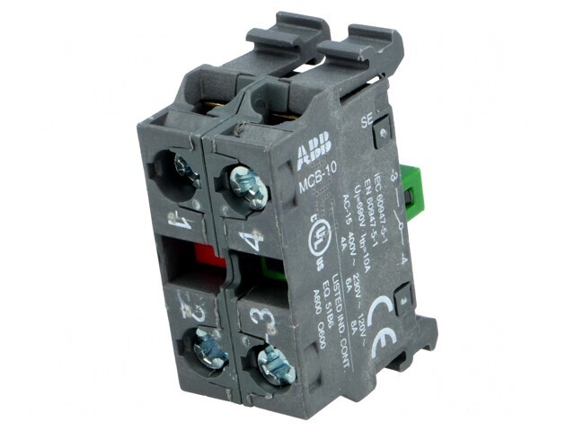 Element de Contact 22mm pentru Placă Frontală Pini NC NO