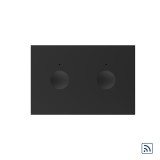 Cumpara ieftin Intrerupator dublu wireless cu touch Livolo, standard italian, negru
