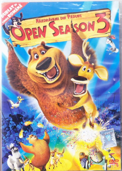 DVD animatie: Open Season 3 - Nazdravanii din padure 3 (dublat limba romana - vezi descriere )