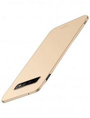 Husa Samsung S10, policarbonat, gold, marca Mofi, dura si protectiva foto