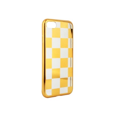 Husa APPLE iPhone 5\5S\SE - Electroplate Chess (Auriu) foto