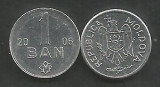 MOLDOVA 1 BAN 2006 [01] a UNC UNC , din saculet bancar, Europa, Aluminiu
