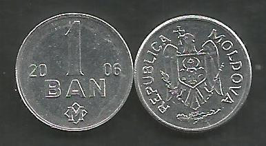 MOLDOVA 1 BAN 2006 [1] a UNC UNC , livrare in cartonas , din saculet bancar