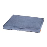 Cumpara ieftin Culcus, perna animale textil albastru indigo 88 x 68 x 10 cm