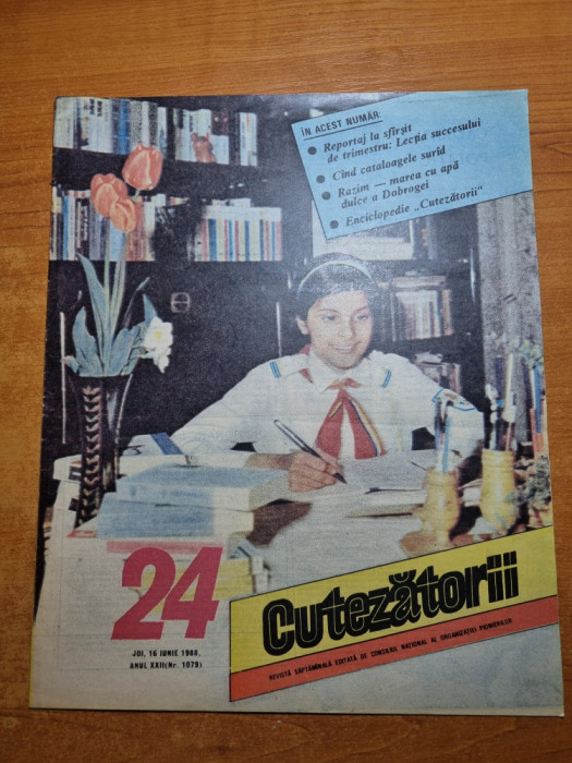 cutezatorii 16 iunie 1988-articol cisnadie sibiu,lacul razim,scoala nr. 4 arad