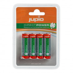 Baterii Jupio Reincarcabile cu descarcare lenta AA 2100 mAh 4 bucati DIRECT POWER (&amp;gt;80%) foto
