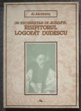 Al. Alexianu - Un bucureștean de altădată: risipitorul logofăt Dudescu