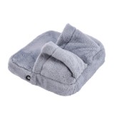 Cumpara ieftin Aparat masaj picioare, electric, textil gri 31 x 30 cm