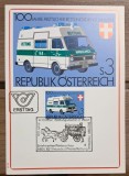 Austria 1981 &ndash; FDC &bdquo;100 Jahre &Auml;rztlicher Rettungsdienst in Wien&rdquo; &ndash; 100 de ani ai Serviciului Medical de Urgență din Viena
