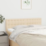 vidaXL Tăblii de pat, 2 buc., crem, 72x5x78/88 cm, textil
