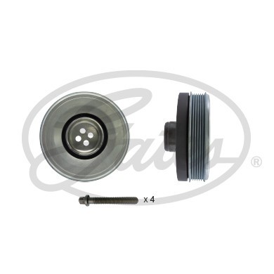 GATES TVD1199A DriveAlign&reg; Fulie curea, arbore cotit
