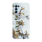 Husa compatibila cu Oppo Find X2 Pro model Cherries Flower, Silicon, TPU, Viceversa, Transparent, Carcasa