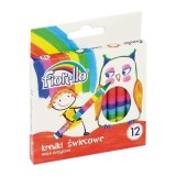 Creioane cerate Fiorello 170-1383, 12 culori, blister carton